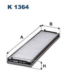 K 1364 FILTRON filter vnútorného priestoru K 1364 FILTRON