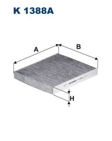 K 1388A Filtr, vzduch v interiéru FILTRON