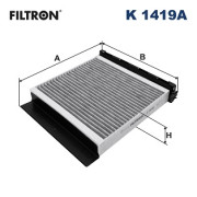 K 1419A Filtr, vzduch v interiéru FILTRON