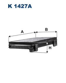 K 1427A Filtr, vzduch v interiéru FILTRON