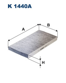 K 1440A Filtr, vzduch v interiéru FILTRON