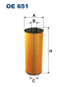 OE 651 Olejový filtr FILTRON