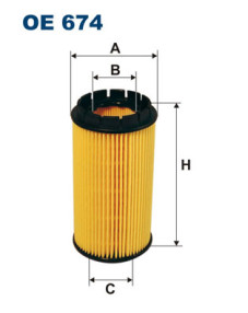 OE 674 Olejový filtr FILTRON