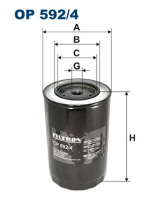 OP 592/4 Hydraulický filtr, automatická převodovka FILTRON