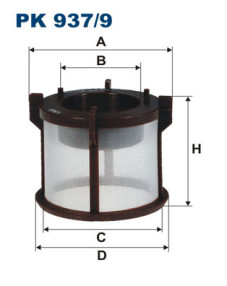 PK 937/9 FILTRON palivový filter PK 937/9 FILTRON