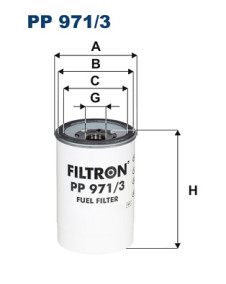 PP 971/3 Palivový filtr FILTRON