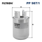 PP 987/1 FILTRON palivový filter PP 987/1 FILTRON