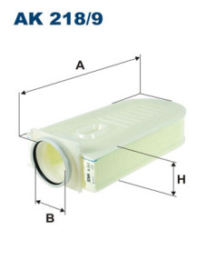 AK 218/9 Vzduchový filtr FILTRON