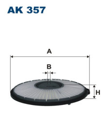 AK 357 FILTRON vzduchový filter AK 357 FILTRON