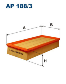 AP 188/3 Vzduchový filtr FILTRON