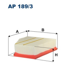 AP 189/3 Vzduchový filtr FILTRON