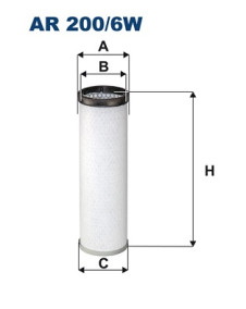 AR 200/6W FILTRON filter sekundárneho vzduchu AR 200/6W FILTRON