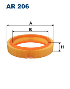 AR 206 FILTRON vzduchový filter AR 206 FILTRON