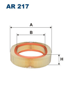 AR 217 Vzduchový filtr FILTRON