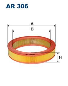 AR 306 Vzduchový filtr FILTRON