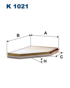 K 1021 FILTRON filter vnútorného priestoru K 1021 FILTRON