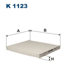 K 1123 FILTRON filter vnútorného priestoru K 1123 FILTRON