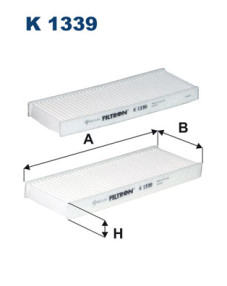 K 1339-2x FILTRON filter vnútorného priestoru K 1339-2x FILTRON