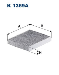 K 1369A Filtr, vzduch v interiéru FILTRON