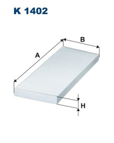 K 1402 Filtr, vzduch v interiéru FILTRON