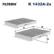 K 1432A-2x Filtr, vzduch v interiéru FILTRON