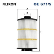 OE 671/5 Olejový filtr FILTRON