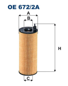 OE 672/2A Olejový filtr FILTRON