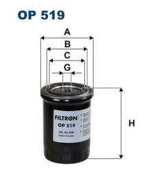 OP 519 FILTRON olejový filter OP 519 FILTRON