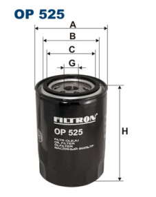 OP 525 FILTRON olejový filter OP 525 FILTRON