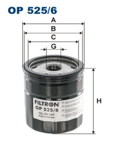 OP 525/6 Olejový filtr FILTRON