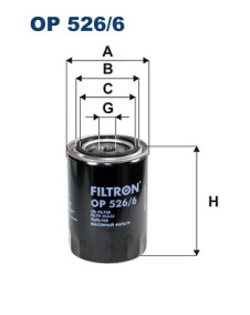 OP 526/6 FILTRON olejový filter OP 526/6 FILTRON
