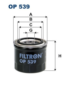 OP 539 Olejový filtr FILTRON