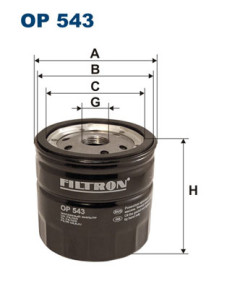 OP 543 Olejový filtr FILTRON