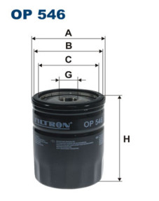 OP 546 Olejový filtr FILTRON