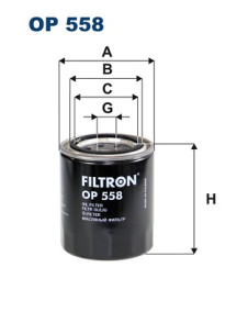OP 558 Olejový filtr FILTRON