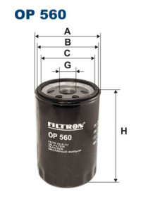 OP 560 FILTRON olejový filter OP 560 FILTRON