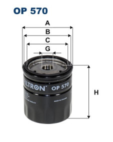 OP 570 Olejový filtr FILTRON