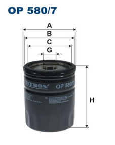 OP 580/7 Olejový filtr FILTRON