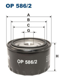 OP 586/2 Olejový filtr FILTRON