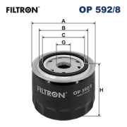OP 592/8 Olejový filtr FILTRON