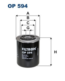 OP 594 Olejový filtr FILTRON
