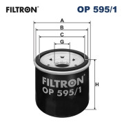OP 595/1 Olejový filtr FILTRON