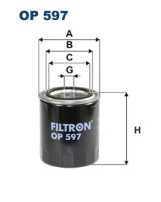 OP 597 Olejový filtr FILTRON