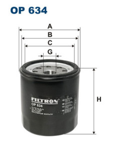 OP 634 FILTRON olejový filter OP 634 FILTRON