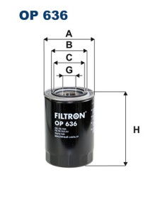 OP 636 Olejový filtr FILTRON