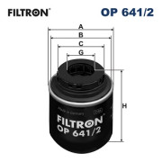 OP 641/2 FILTRON olejový filter OP 641/2 FILTRON