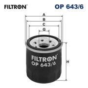 OP 643/6 Olejový filtr FILTRON