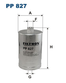 PP 827 Palivový filtr FILTRON