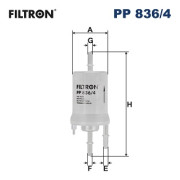 PP 836/4 Palivový filtr FILTRON