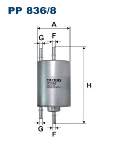 PP 836/8 FILTRON palivový filter PP 836/8 FILTRON